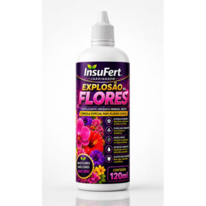 InsuFert Explosão de Flores 120ml | Fertilizante Líquido Para Plantas Florais